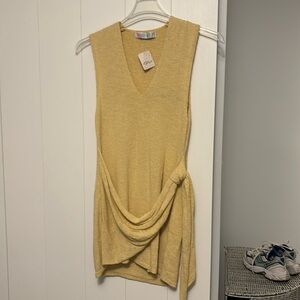 Cotton knit sleeveless dress